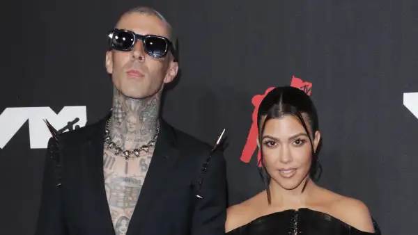Travis Barker and Kourtney Kardashian.