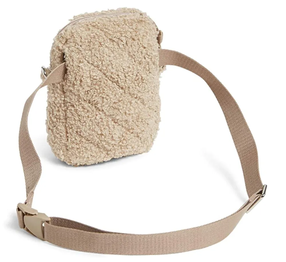 Vera Bradley Teddy Fleece Sherpa RFID Small Convertible Crossbody Purse