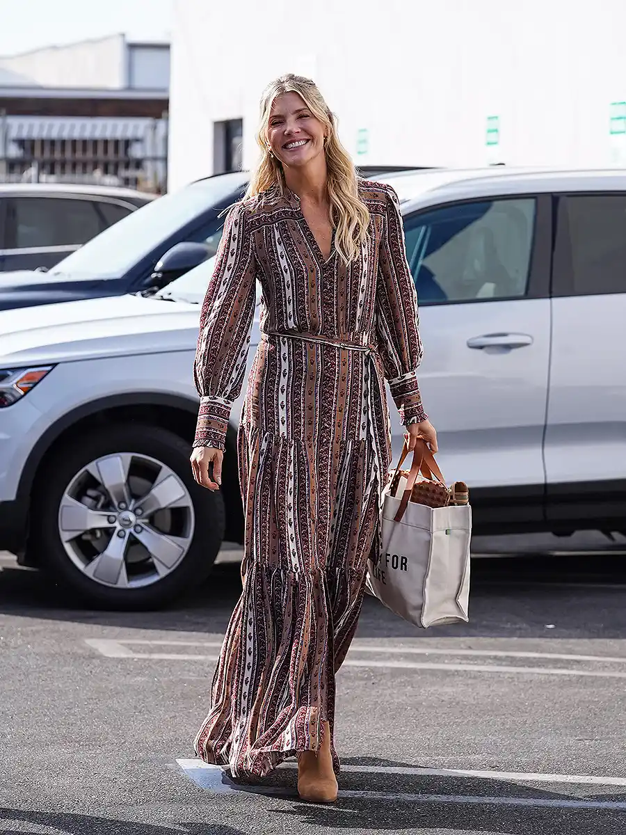 amanda-kloots-boho-dress