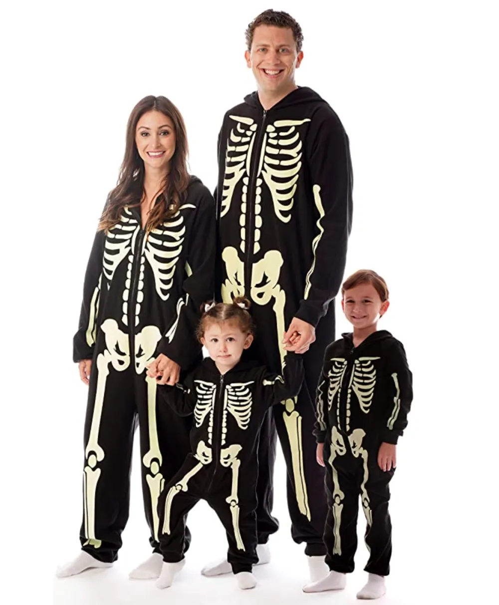 #followme Glow in The Dark Skeleton Jumpsuit