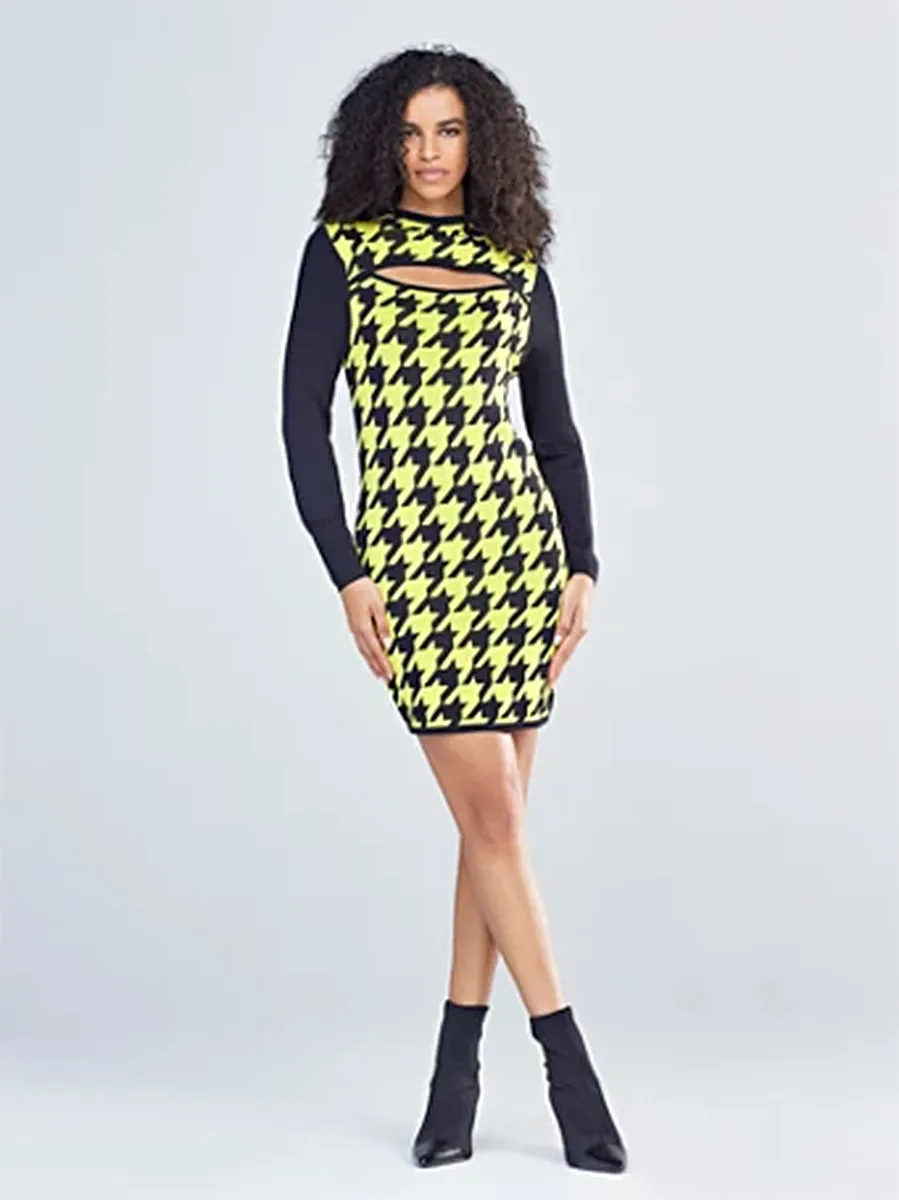 gabrielle-union-new-york-company-hounstooth-dress
