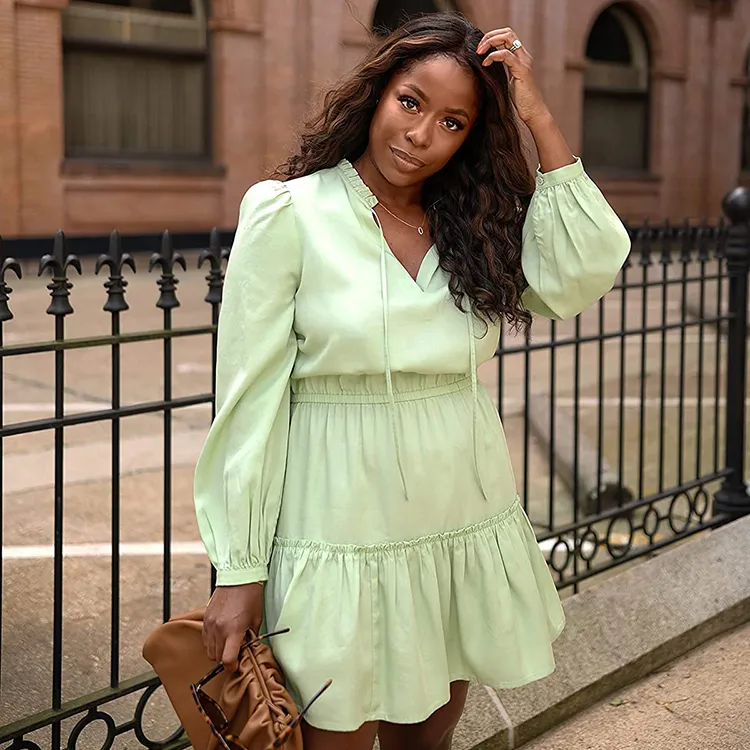 green-dress