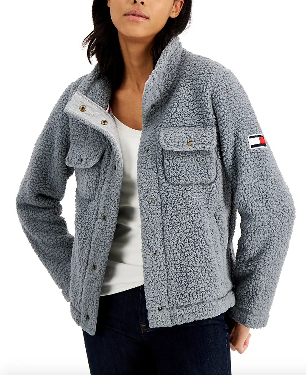 macys-coats-jackets-sale-tommy-hilfiger-sherpa