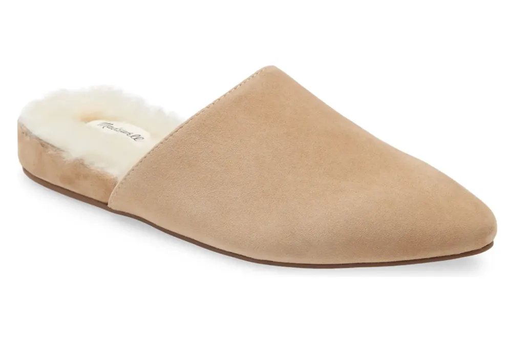 madewell-shearling-mule