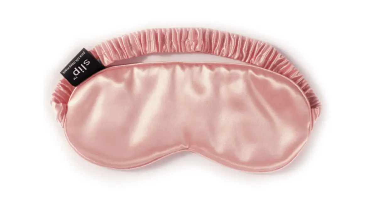 Pink sleep mask