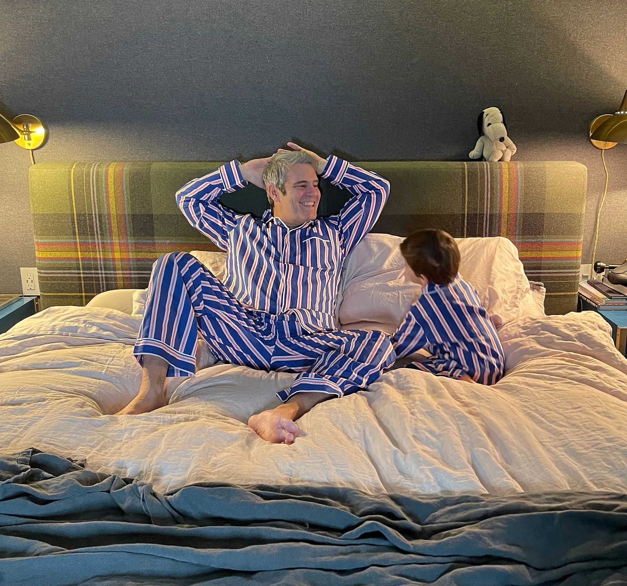 Andy Cohen Sant and Abel Pajamas Holidays 01