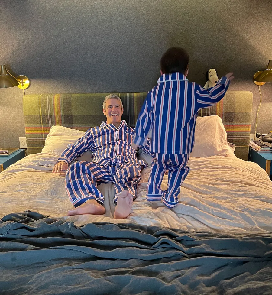 Andy Cohen Sant and Abel Pajamas Holidays 03