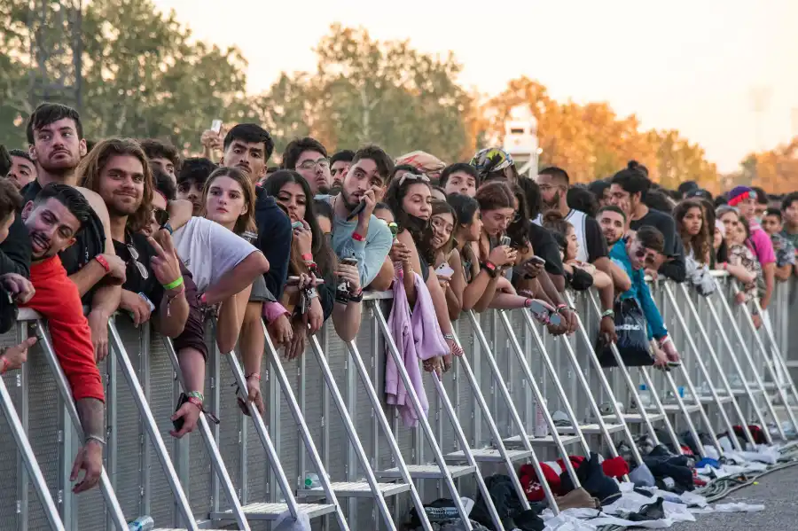 Crowd at Astroworld 2021.