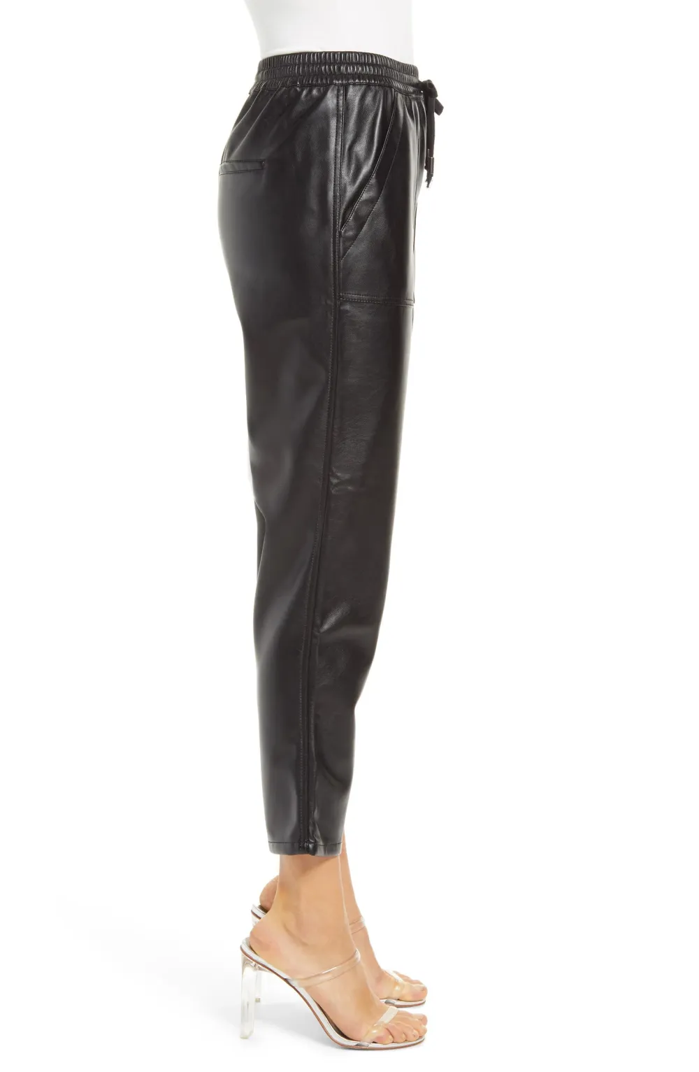 BLANKNYC No Guidance Ankle Faux Leather Pants