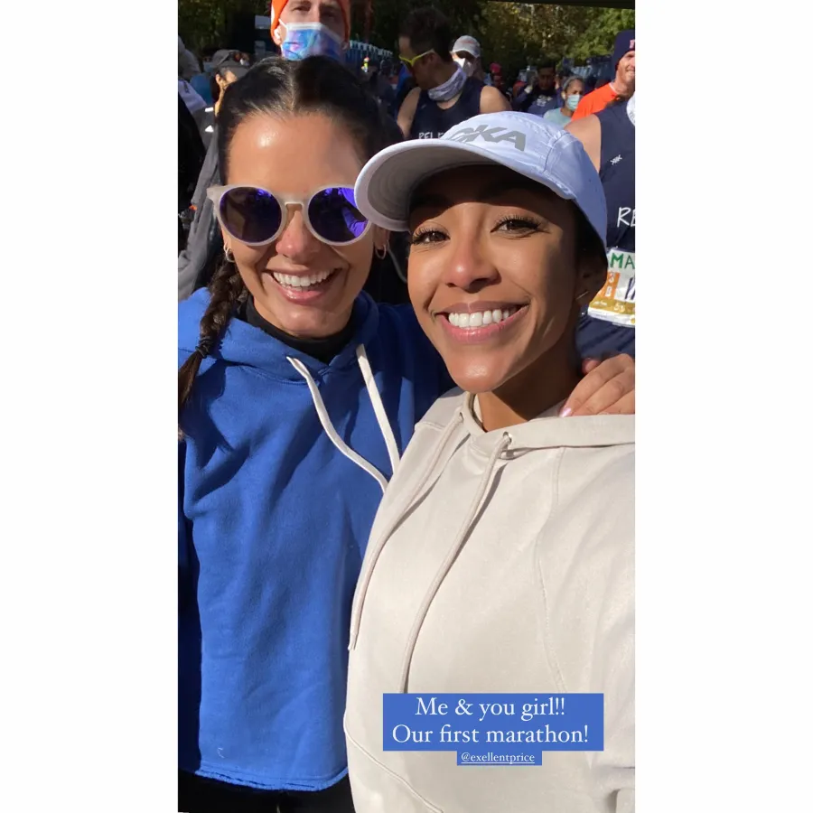 They've Got This! Bachelor Nation Stars Run 2021 NYC Marathon: Tayshia Adams, Matt James and More