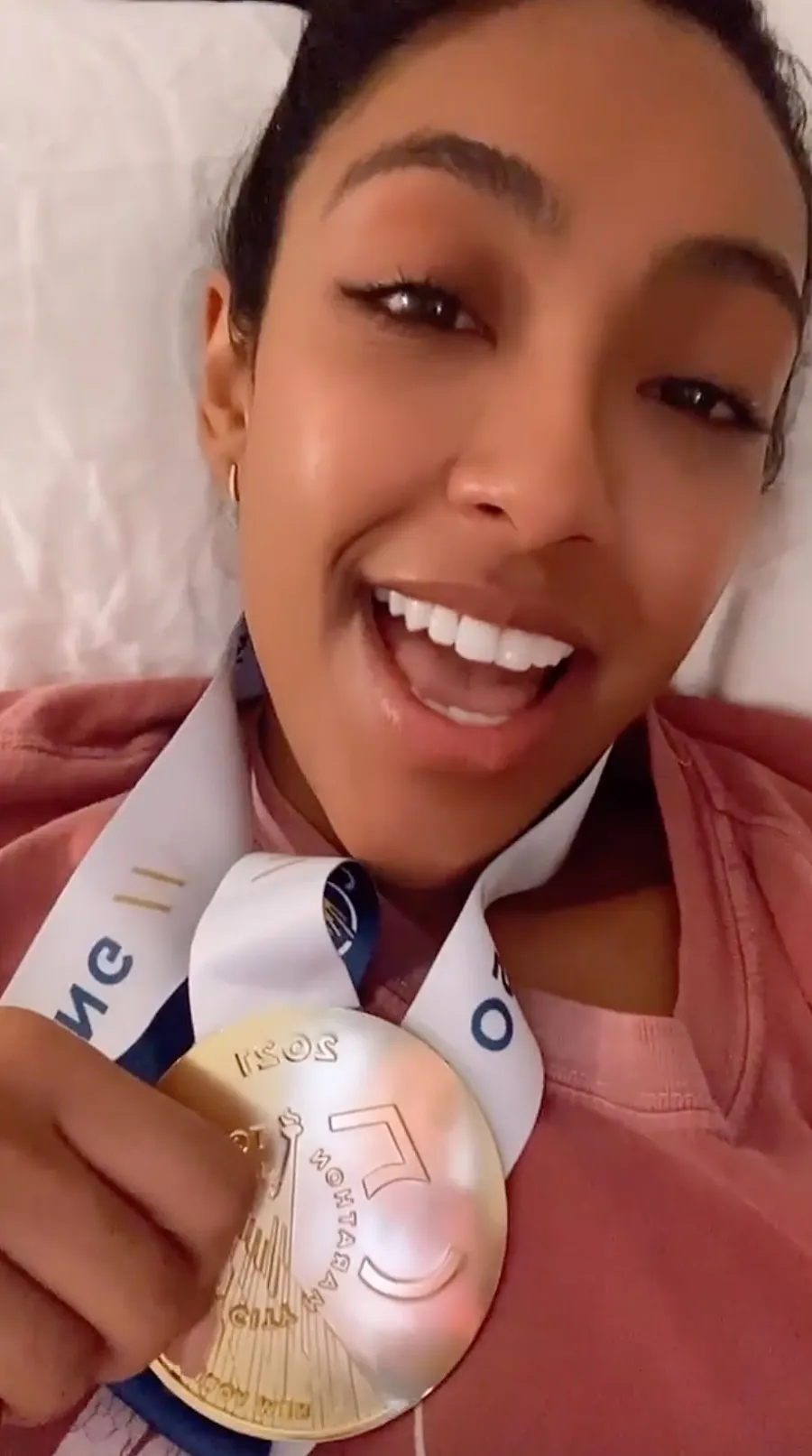 Bachelor Nation Stars Run 2021 NYC Marathon Tayshia Adams Matt James and More