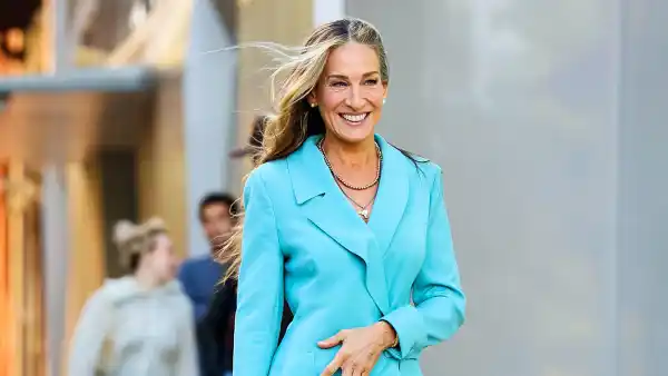 Bright Blue Seems Be SJP New Go To Color SATC Revival