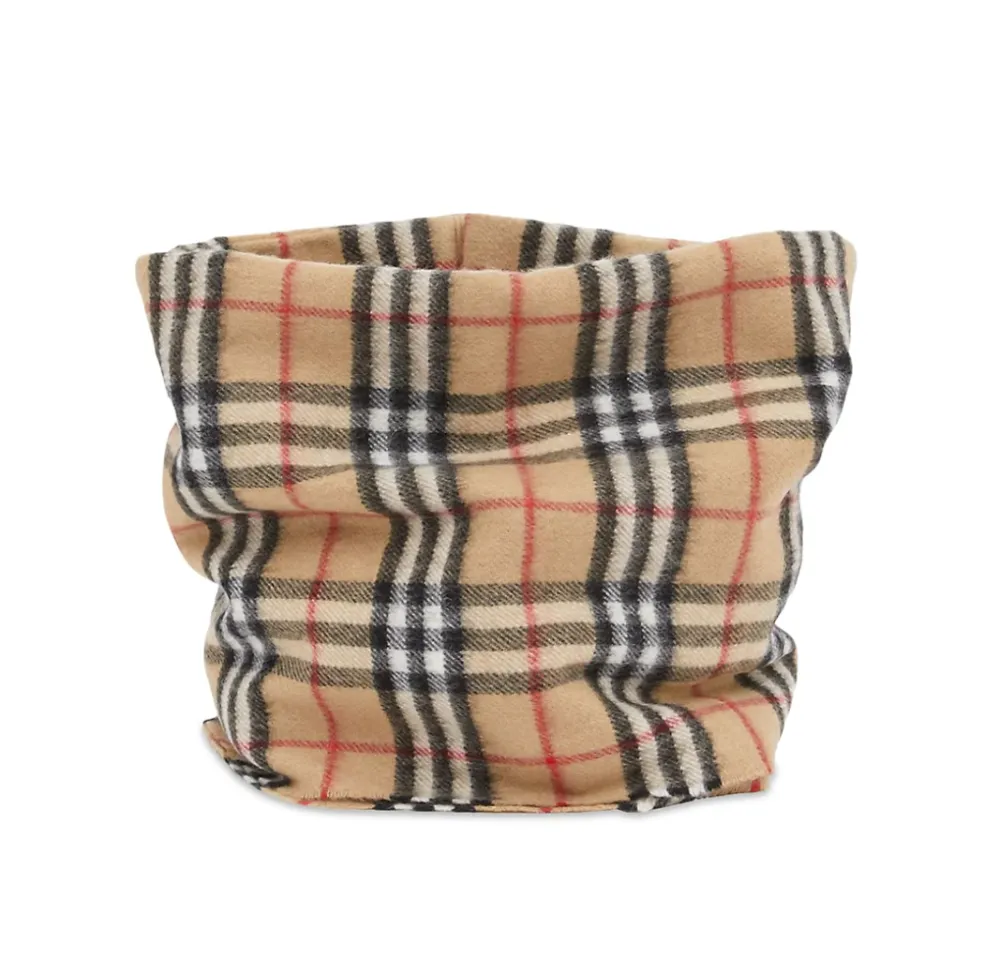Burberry Vintage Check Cashmere Scarf Snood