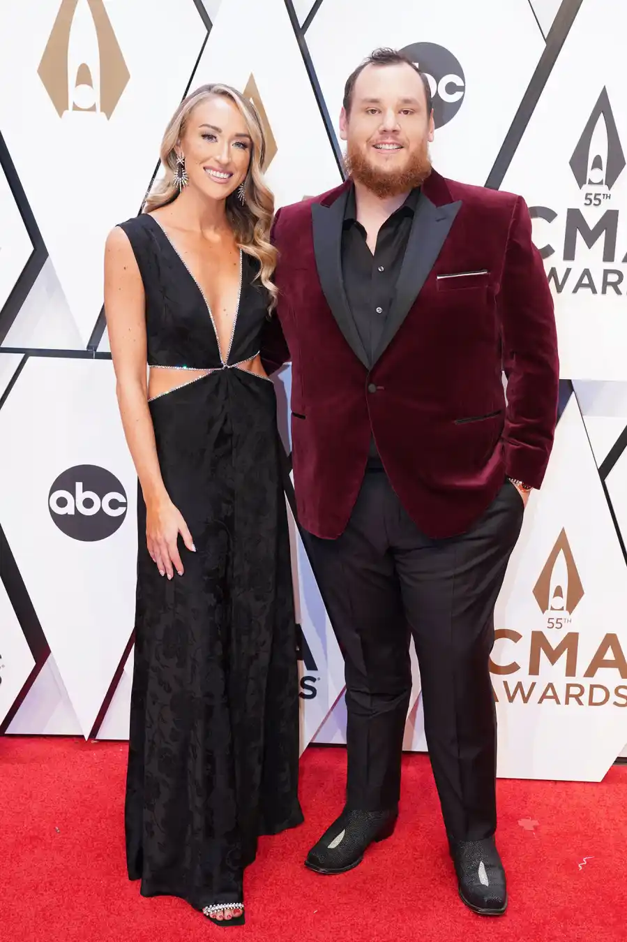 CMAs Couples Luke Combs Nicole Hocking