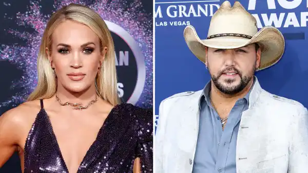2021 American Music Awards Carrie Underwood Performs 'If I Didn't Love You' With Jason Aldean