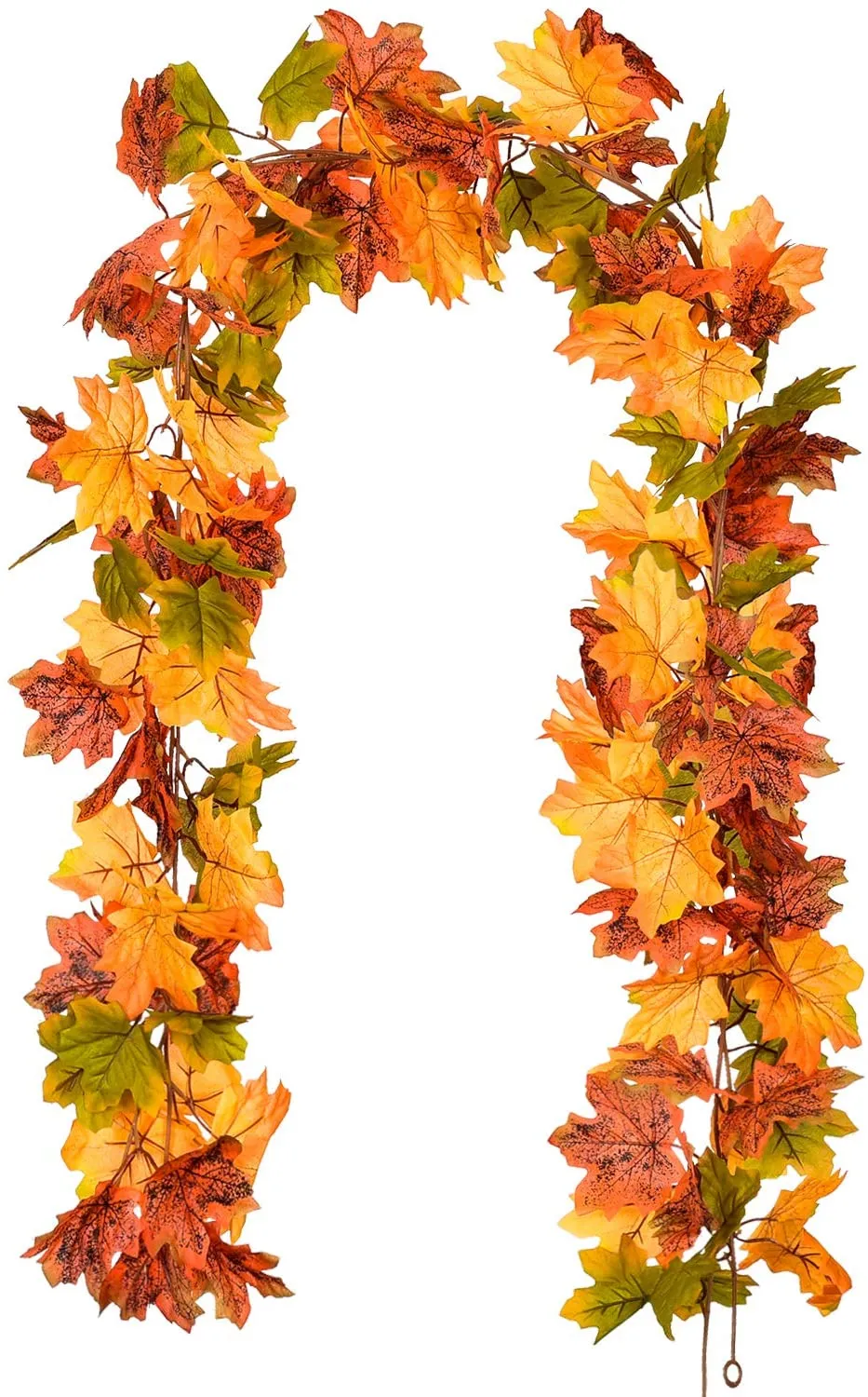 DearHouse 2 Pack Fall Garland Maple Leaf