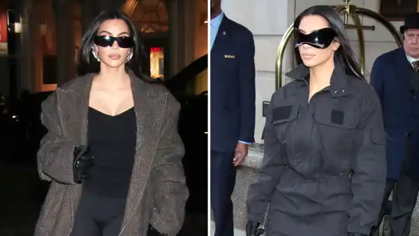 Denim Boots Superhero Shades See Kim K Wild Fashion From Her NYC Trip