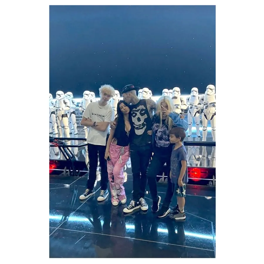 Disney Day Travis Barker Best Dad Moments Over the Years