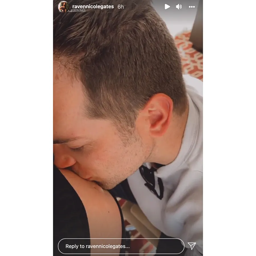 Family Cuddles! Raven Gates, Adam Gottschalk Get Cozy With Baby Belly