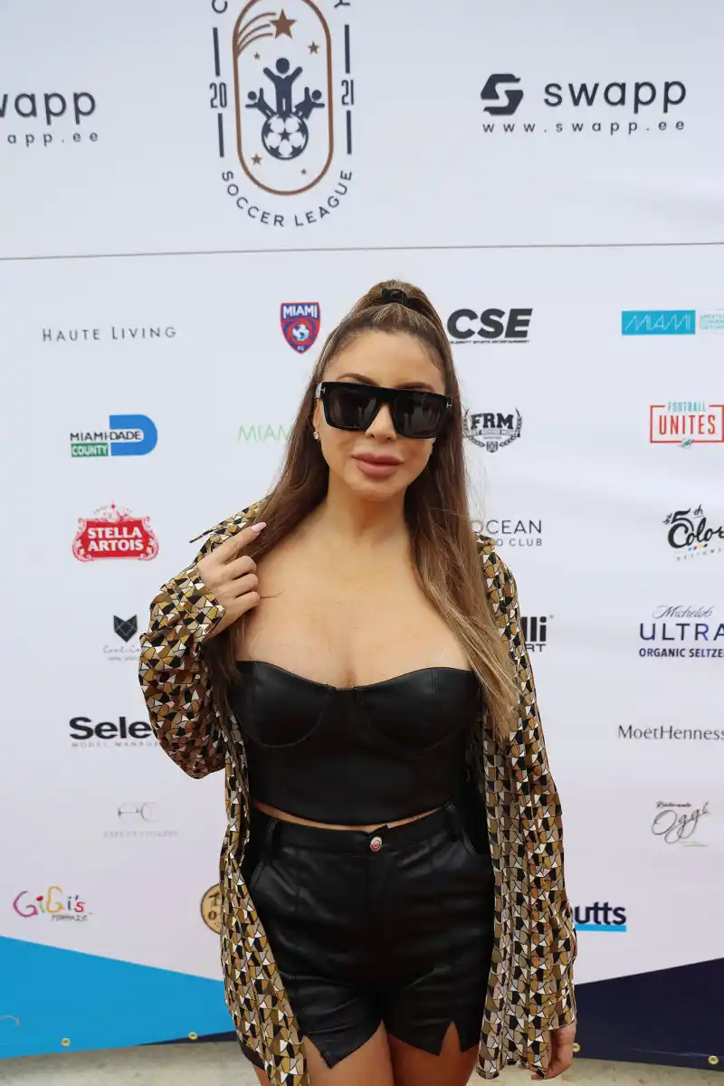 Floyd Mayweather Heads Celebrity Soccer Tournament Good Cause Cuba Gooding Jr Jen Selter Larsa Pippen
