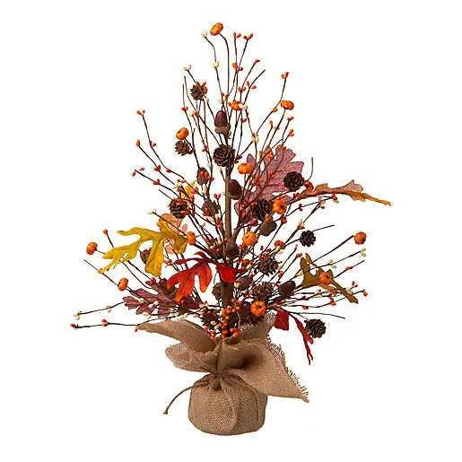 Glitzhome&reg; 20-Inch Harvest Tabletop Tree Decoration