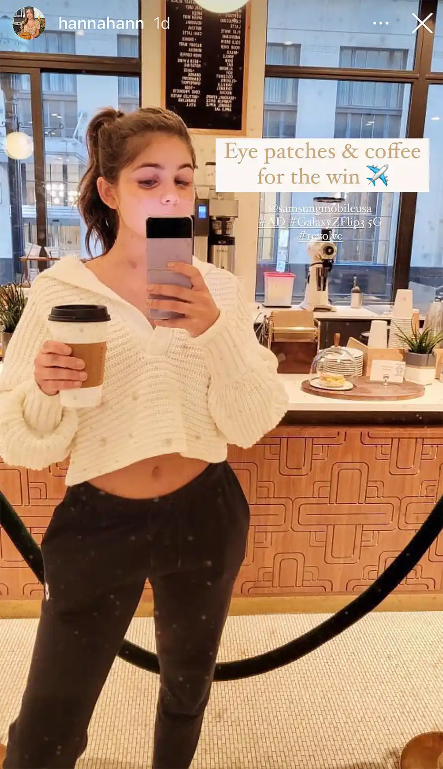 Hannah Ann Sluss Pre Flight Ritual Includes Under Eye Patches Coffee