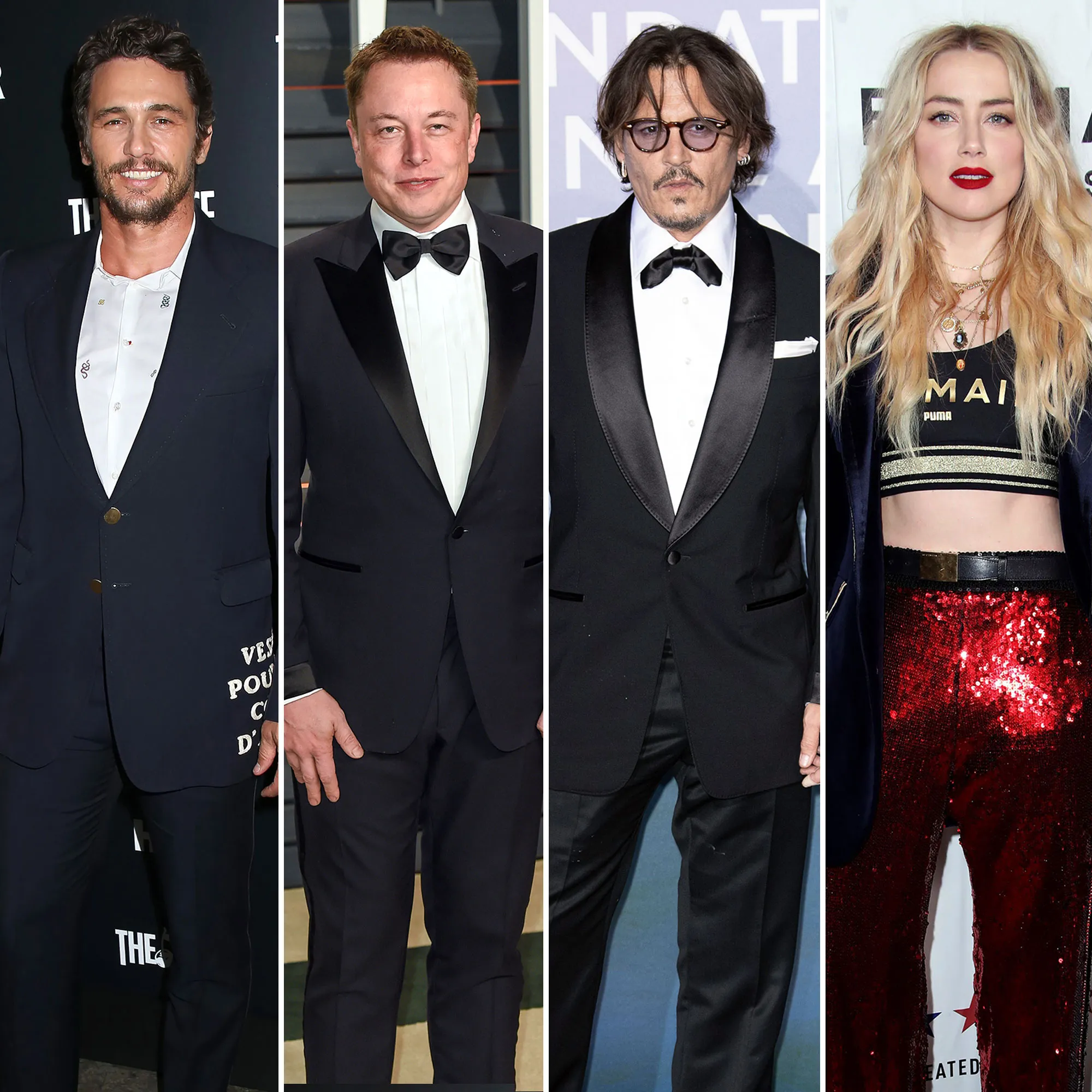 James Franco and Elon Musk Will Testify in Johnny Depp and Amber Heard Case