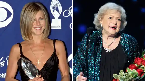 Jennifer Betty See Most Memorable Moments People Choice History Jennifer Aniston Betty White