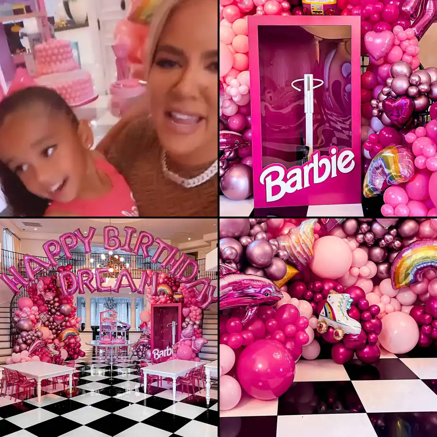 Kardashian Parties Barbie Bash Dream Khloe Kardashian