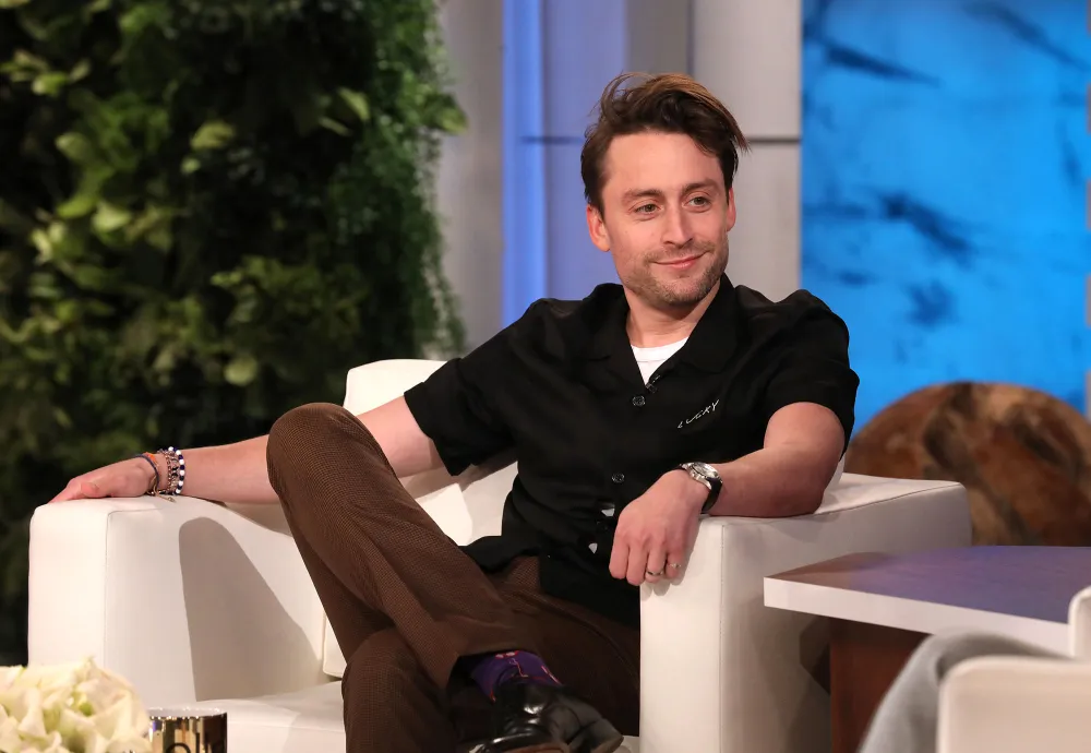 Kieran Culkin Jazz Charton Didn&rsquo;t Name Their 2nd Baby for 7 Weeks Ellen DeGeneres Show 02
