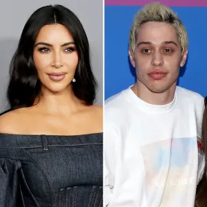 Kim Kardashian 'Lights Up' Around 'Down to Earth' Pete Davidson