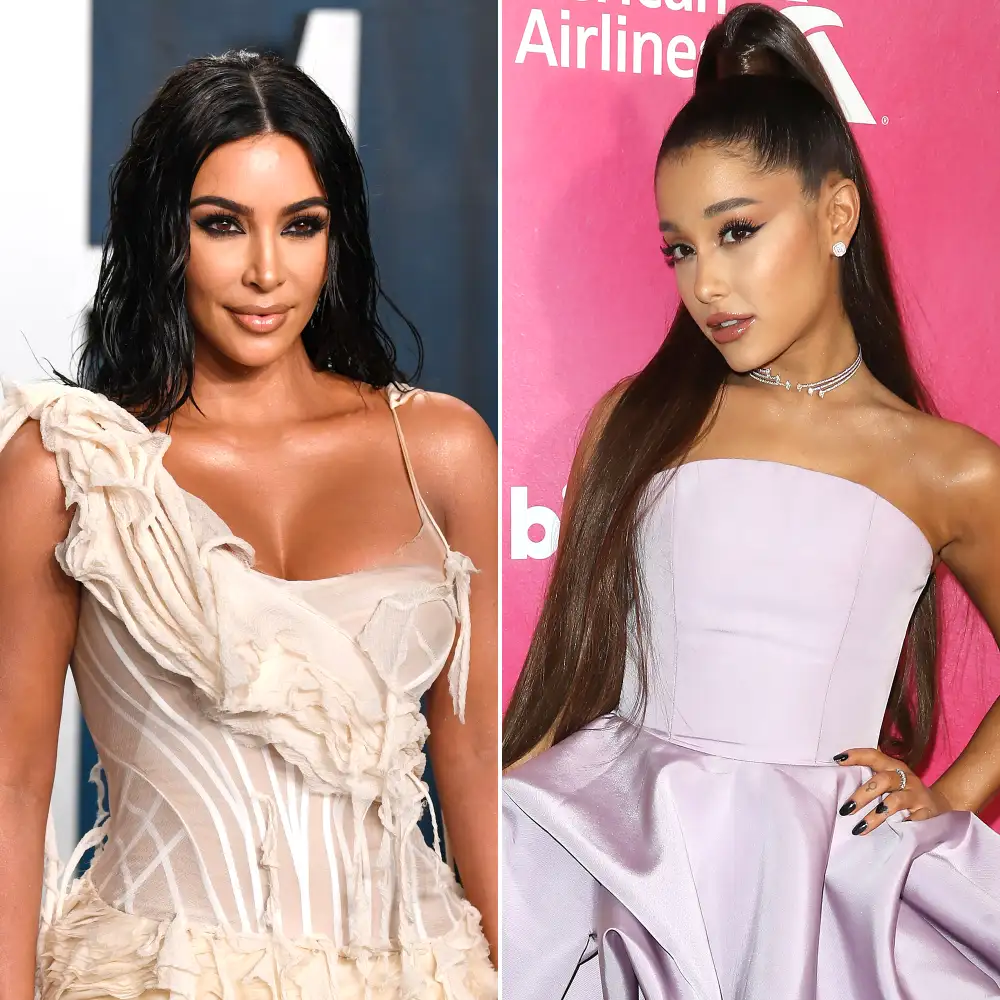 Kim Kardashian Raves Over Ariana Grande&rsquo;s Makeup Collection Amid Pete Davidson Romance Speculation
