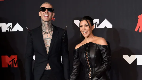 Travis Barker and Kourtney Kardashian