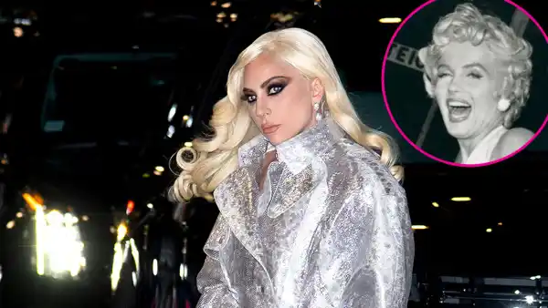 Lady Gaga Has a Marilyn Monroe Wardrobe Malfunction in New York City Promo