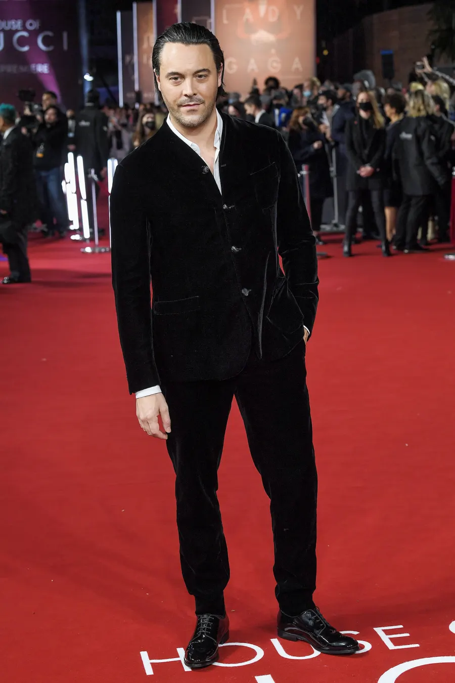 Lady Gaga House Gucci Premiere Dress Has Us Speechless Jack Huston