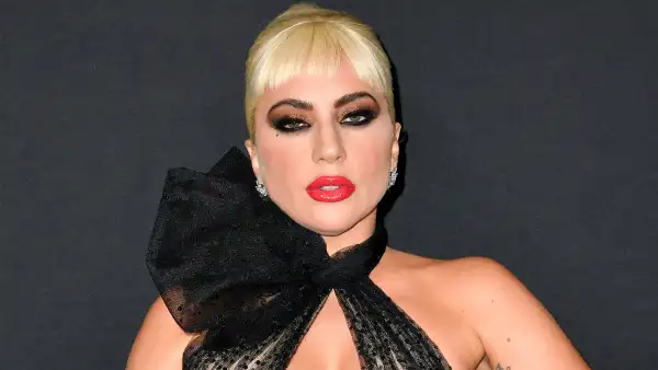 Lady Gaga Stuns in Sheer Halter Dress for 'House of Gucci' Premiere