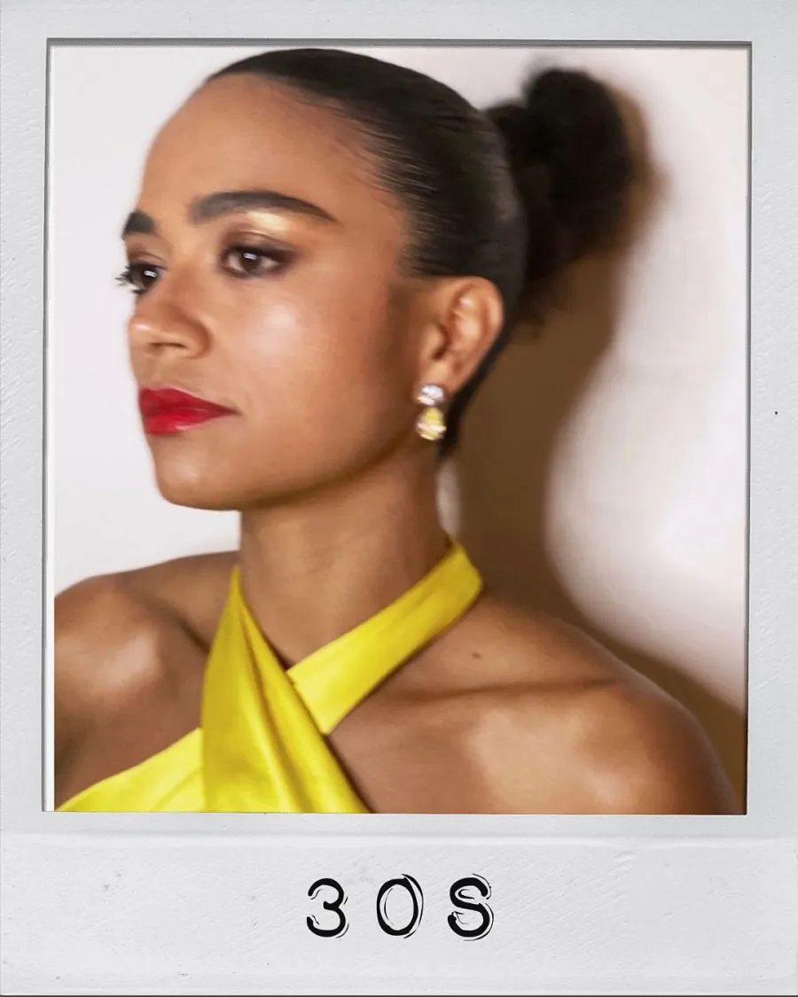 Marvel-ous Makeup Lauren Ridloffs Glam for Eternals Press Tour Was an Ode to Different Eras