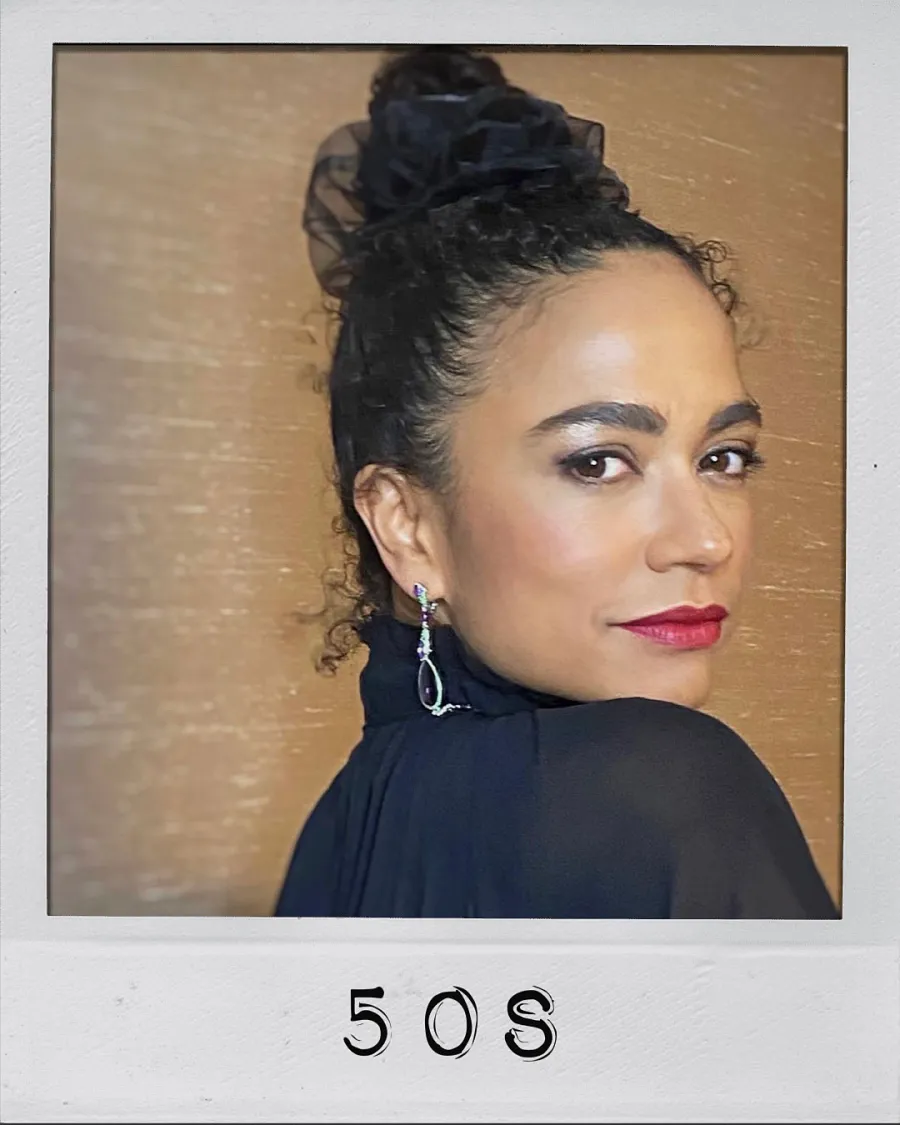 Marvel-ous Makeup Lauren Ridloffs Glam for Eternals Press Tour Was an Ode to Different Eras