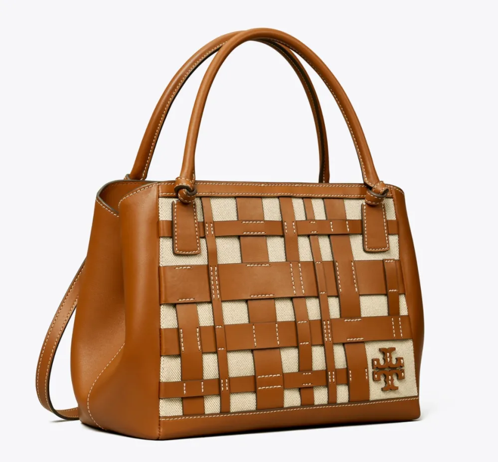 McGraw Canvas Woven Satchel