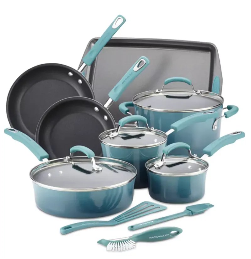 Rachael Ray 14-Pc. Nonstick Cookware Set