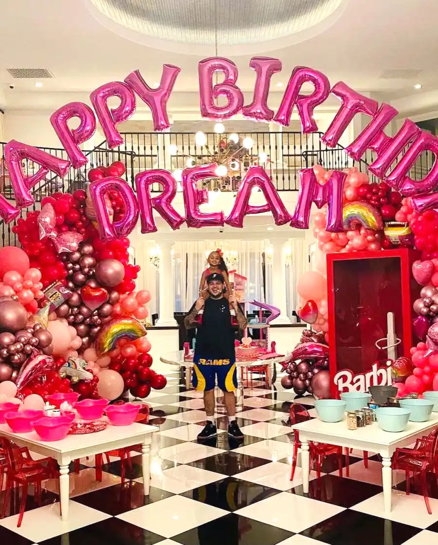 Rob Kardashian Shows Off Slim Figure at Daughter Dream's Birthday Party
