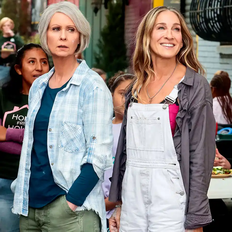 SJP Teams Overalls With Platform Heels on ‘SATC’ Revival Set