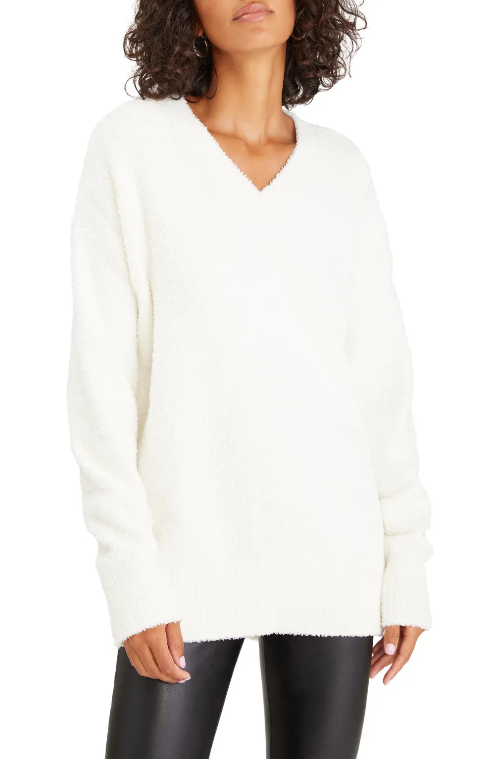 Sanctuary V-Neck Teddy Sweater