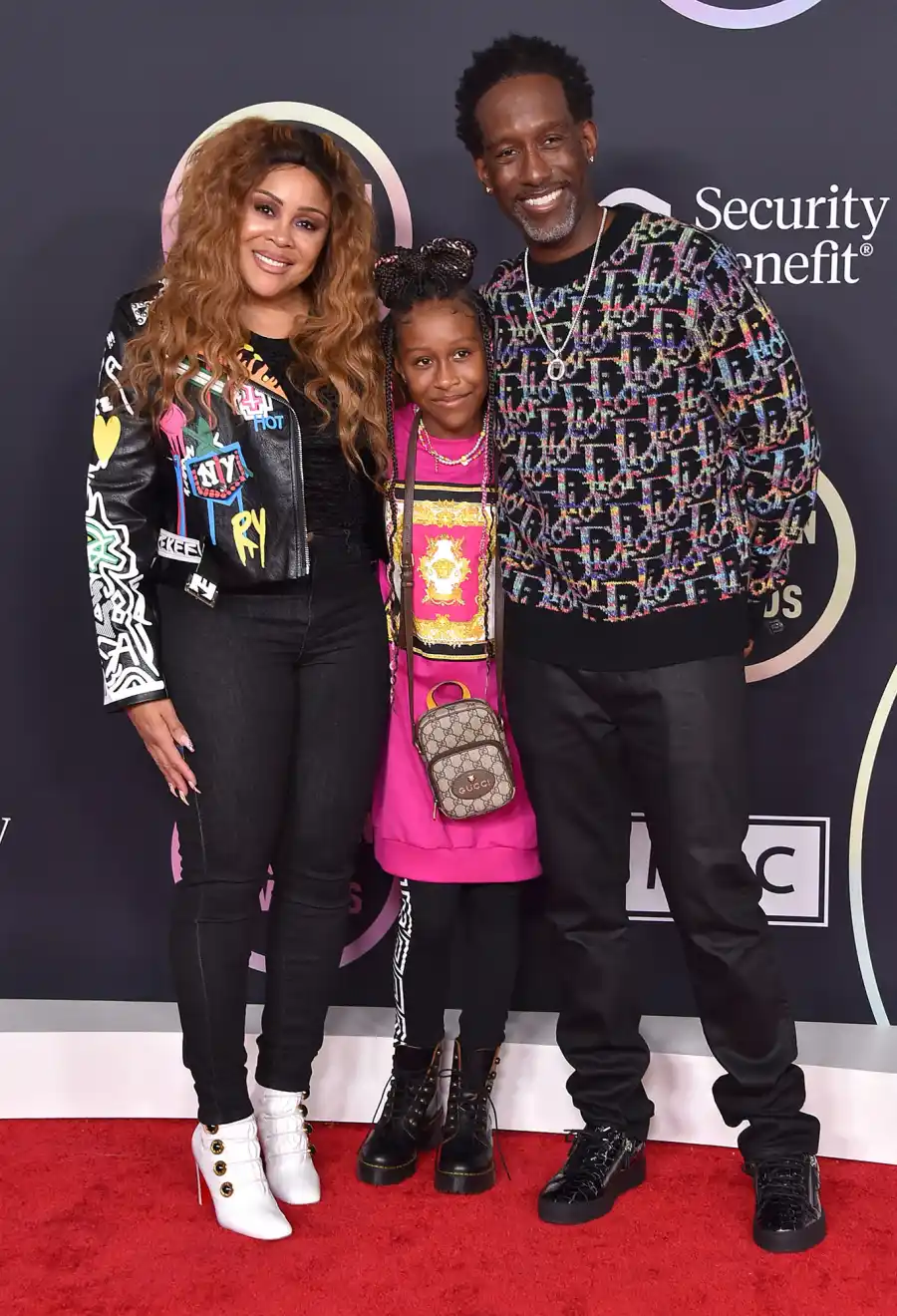 Sharonda Jones Ty Stockman and Shawn Stockman Couples Enjoy Musical Date Night American Music Awards 2021