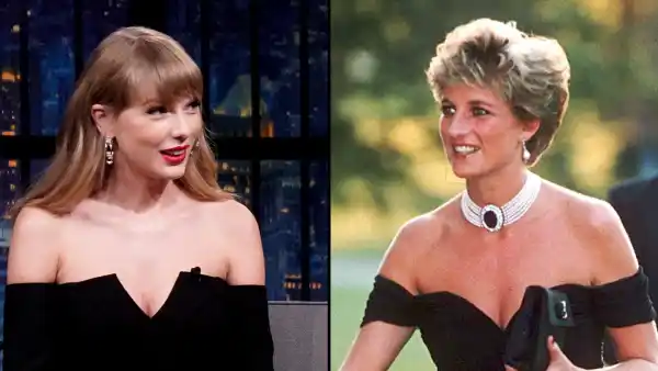 Taylor Swift Outfit Sparks Comparisons to Princess Diana Revenge Dress
