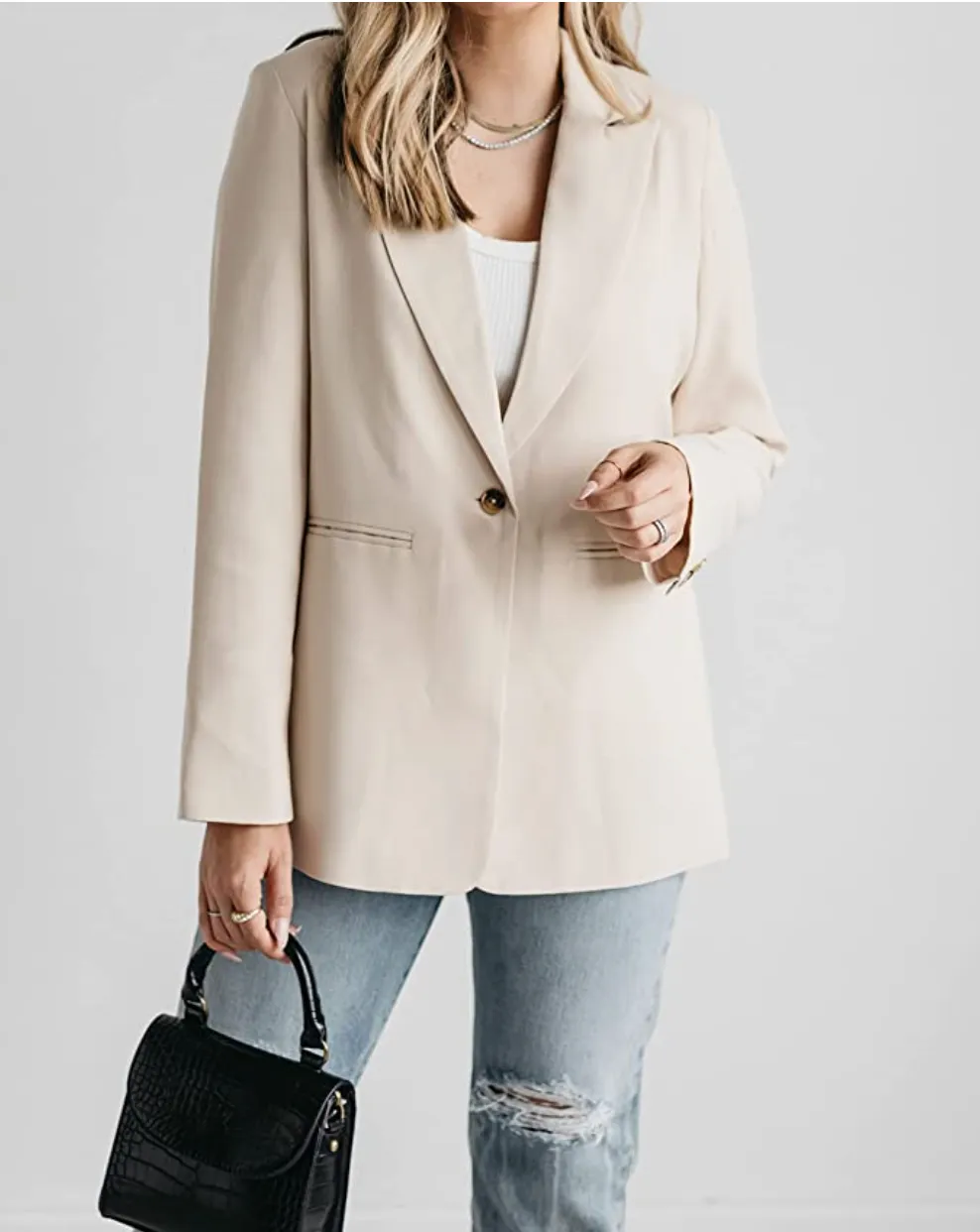 The Drop Women's Sandstorm Single Breasted Blazer by @ashleyrobertson