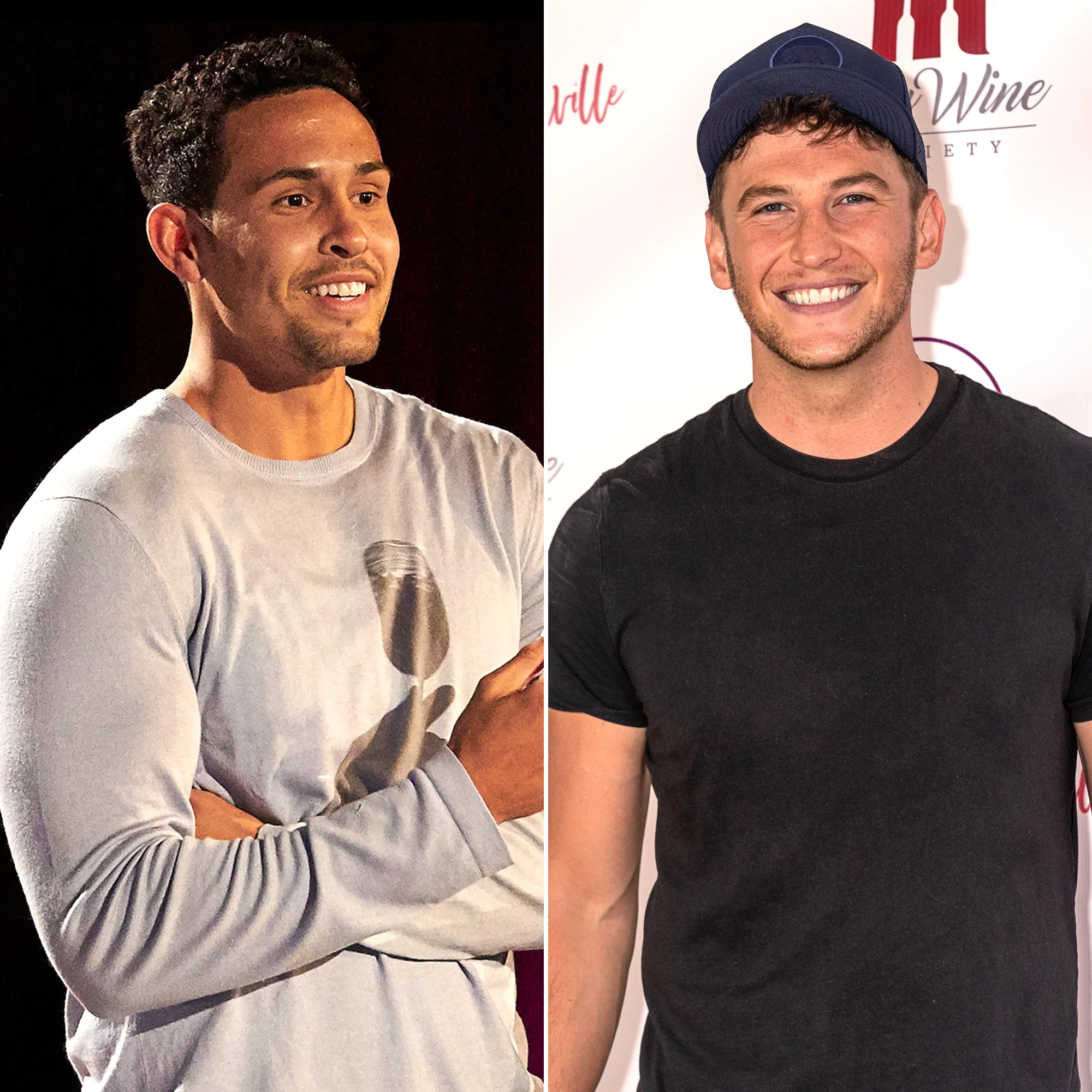 Thomas Jacobs Hugs Girlfriend Becca Kufrin’s Ex Blake Horstmann At Ben Higgins’ Wedding