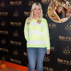 Tori Spelling Spends Thanksgiving With Daughters