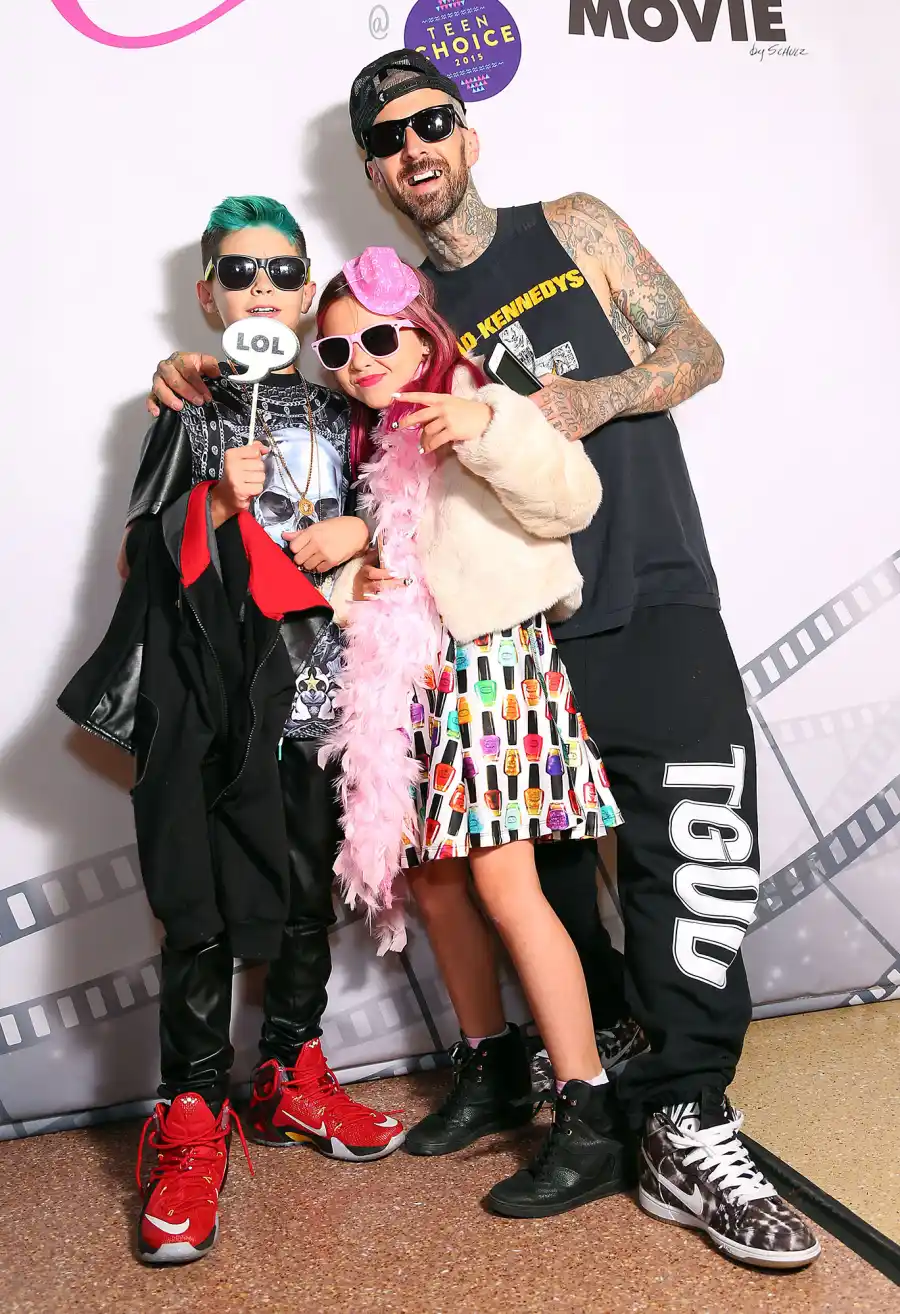 Travis Barker Best Dad Moments Over the Years 11