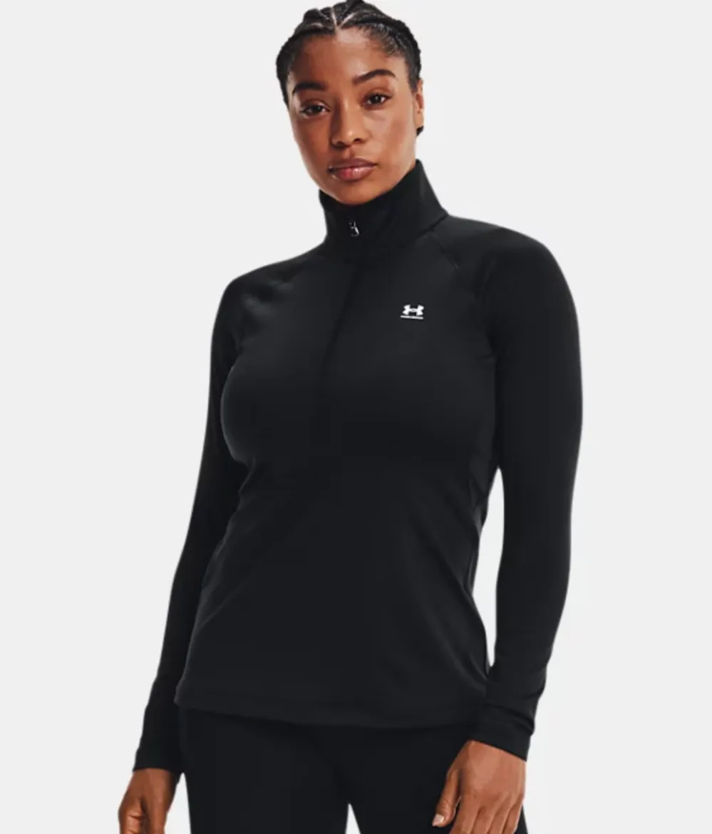 Women's UA Authentics ColdGear&reg; &frac14; Zip